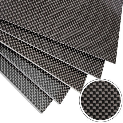 3K Matte / Glossy Carbon Sheets Twill / Plain Weave Carbon Fiber Plate Custom Carbon Fiber Composite Board