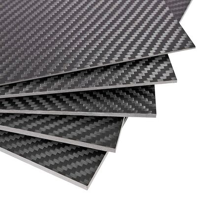 400x500x6MM 6MM Thickness Carbon Fiber Sheets 100% 3K Matte Carbon Fiber Plate