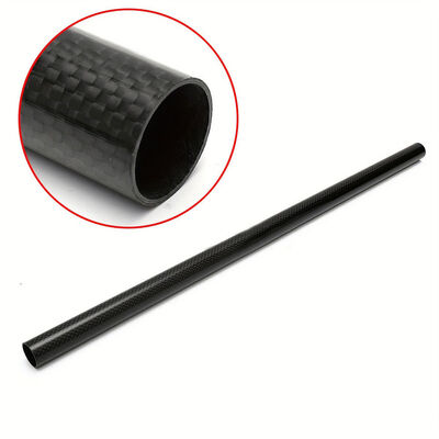 Length 500mm High Composite Carbon Fiber Tube Hardness Material 3K Matte Twill Weave