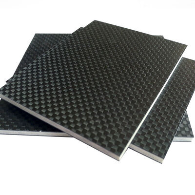 OEM High Strength 100% 3K Carbon Fiber Sheet Twill/Plain Weave Glossy Or Matte Carbon Sheet