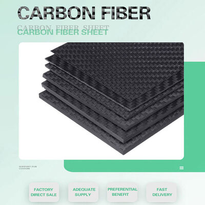 Precision Cut 100% 3K Carbon Fiber Plate | Strong, Rigid & Easy to Machine