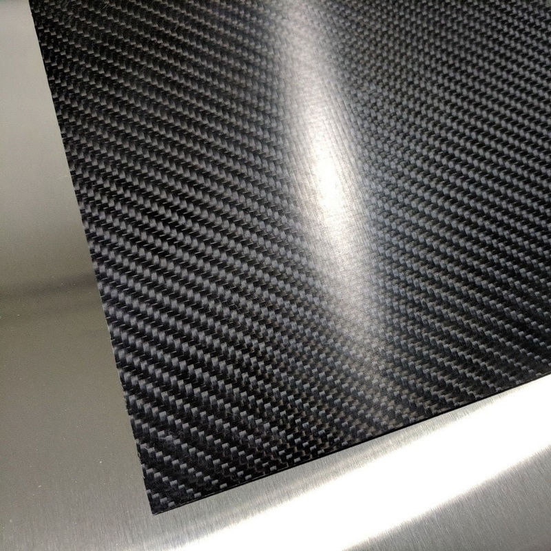 3K Matte / Glossy Carbon Sheets Twill / Plain Weave Carbon Fiber Plate Custom Carbon Fiber Composite Board