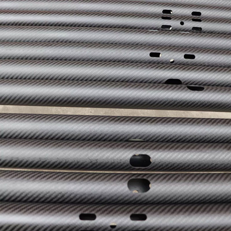 Matt Surface 20MM 3K Roll Wrapped Carbon Fiber Tube 18mm*20mm*500mm