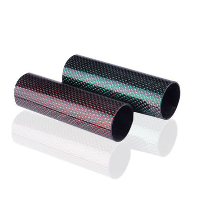 High Stiffness 100% 3K Roll Wrapped Twill Carbon Fiber Round Tube Manufacturer
